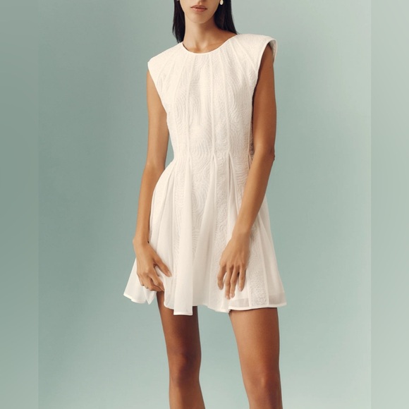 Aje Dresses & Skirts - aje. Soleil Lace Mini Dress - Ivory